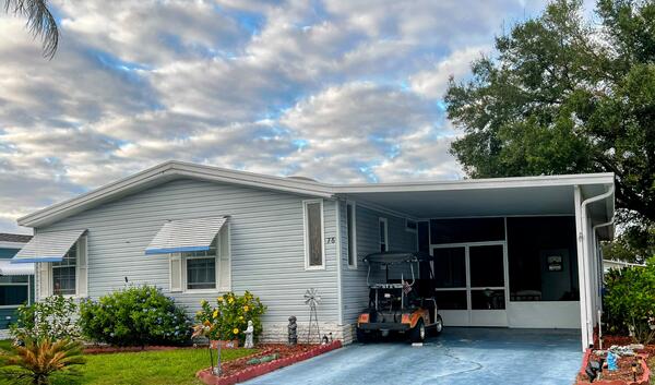 Winter Haven, FL Mobile Home for Sale located at 76 Greenview Drive Swiss Golf & Tennis